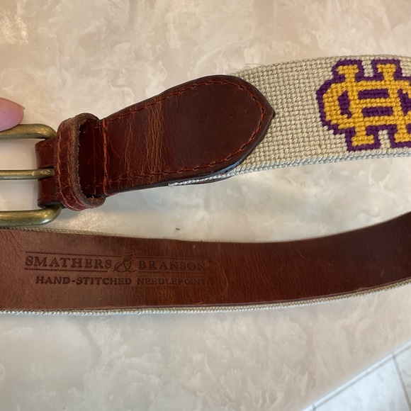 Catholic High, LR, AR, Tie & Belt, Tie-Class of 1999 purple 59” x 3”, Belt-Sz 32 - Picture 16 of 16